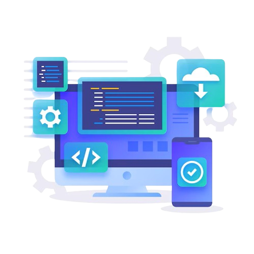 cloud hosting illustration